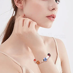 20 pièces de perles en porcelaine faites à la main&nbsp;PORC-SC0001-57