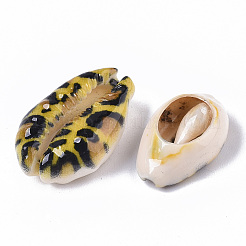 Perle di conchiglia naturale stampate&nbsp;SSHEL-R047-01-B06
