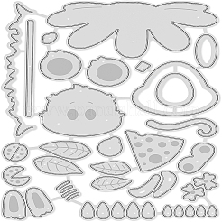 Kohlenstoffstahl Schneidwerkzeuge Schablonen&nbsp;DIY-WH0309-051