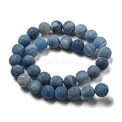 Fili di perline di agata naturale stagionato&nbsp;G-P538-A01-09