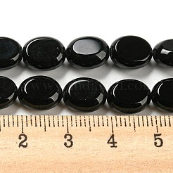 Natürliche schwarze Onyxperlenstränge (gefärbt und erhitzt).&nbsp;G-M420-D10-01