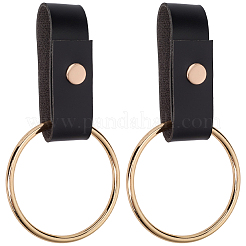 4 x Handtuchhalter aus PU-Leder&nbsp;HJEW-CN0001-34A
