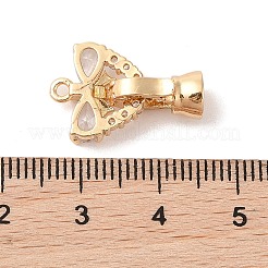 Cierres plegables con micropavé de circonita cúbica y latón dorado&nbsp;KK-B100-037G-01