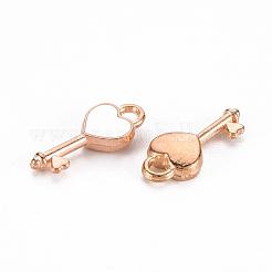 Aluminium Anhänger & Charms&nbsp;X-ENAM-S115-061A