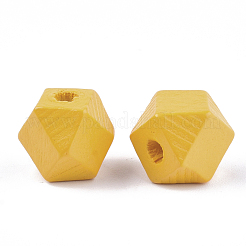 Perle di legno naturale verniciate&nbsp;WOOD-S049-03B-M