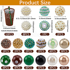 Perle di imitazione in silicone&nbsp;DIY-SC0033-52