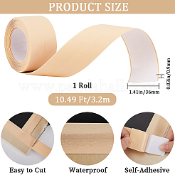 Bordatura impermeabile in plastica pvc&nbsp;AJEW-WH0009-13A
