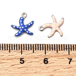 304 Edelstahl-Emaille-Anhänger&nbsp;STAS-Q363-14I-P