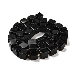 Natürliche schwarze Turmalin Perlen Stränge&nbsp;G-G053-B08-01
