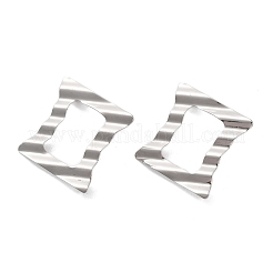 Anlaufgeschützte Ohrstecker-Beschläge aus Edelstahl 304&nbsp;STAS-P357-02P