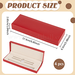 Geschenkverpackungen für Kugelschreiber aus Kunststoff&nbsp;CON-WH0001-85B-02