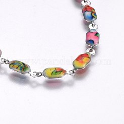 Bracciali a maglie in acciaio inossidabile 304&nbsp;STAS-O099-12P-B