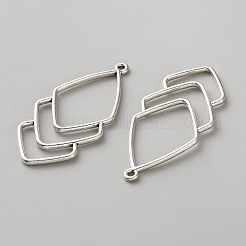 Pendenti per orecchini geometrici cavi in lega&nbsp;FIND-WH0152-868