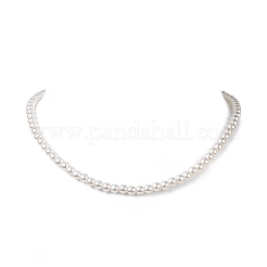 Perlenketten aus Acrylimitat für Frauen&nbsp;NJEW-JN04133