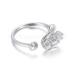 925 polsino in argento sterling rodiato&nbsp;STER-F048-06P