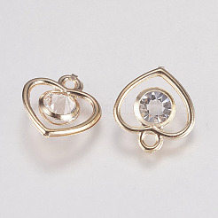 Glas Rhinestone Charme&nbsp;LS-X-IFIN-F144-18G