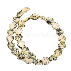 Teints perles synthétiques turquoise brins&nbsp;GG-CBAAE19-03B-05