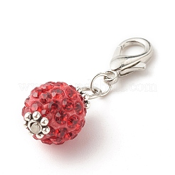 Il ciondolo con strass in argilla polimerica decora&nbsp;HJEW-JM00612