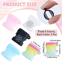 15 panneau suspendu anti-perte en silicone 5 couleurs&nbsp;FIND-CP0001-69