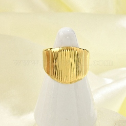 Breite Manschettenringe aus 304 Edelstahl für Damen&nbsp;RJEW-G338-20G