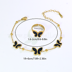 Damenarmbänder und Ringe aus Edelstahl&nbsp;NS6611