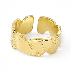 Anillo de acero inoxidable 304 con revestimiento iónico (IP) para mujer&nbsp;RJEW-C060-12G