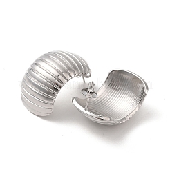 Anlaufgeschützte Ohrstecker aus 304 Edelstahl für Damen&nbsp;EJEW-L272-008P