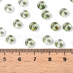 Perline di vetro trasparenti verniciate a spruzzo&nbsp;SEED-T007-05B