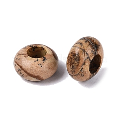 Natur Bildjaspisses europäischen Perlen&nbsp;G-N359-17A-04