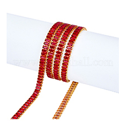 Catene a tazza con strass in ottone da 1 m&nbsp;CHC-PH0001-27B