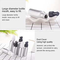 50 ml Aluminium-Lotionspumpenflasche&nbsp;LS-MRMJ-WH0037-11B-01