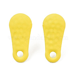 Sprühlackierte Eisen-Ohrstecker&nbsp;IFIN-N008-014D