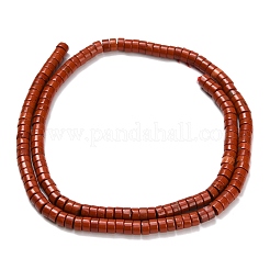 Natürliche rote Jaspis Perlen Stränge&nbsp;G-Z110-A35-2x4mm