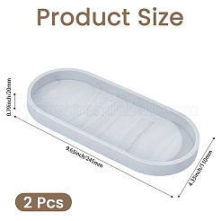 Plateau de rangement en silicone&nbsp;AJEW-GF0014-33A