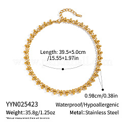Collane a catena con maglie pendenti in acciaio inossidabile 304 per donna&nbsp;EA0353-2