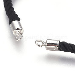 Fabrication de bracelet en corde de coton&nbsp;KK-F758-03H-P