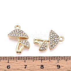 Colgantes de rhinestone de aleación de chapado en rack&nbsp;X1-PALLOY-T091-27A-G