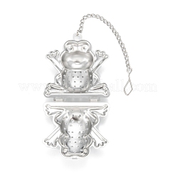 Anlaufgeschütztes Tee-Ei in Froschform&nbsp;AJEW-P091-05P