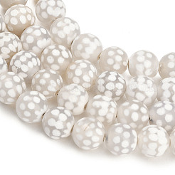 Chapelets de perles de style tibétain&nbsp;GG-NH0001-A04-8MM