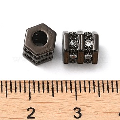 Cremagliera in ottone placcatura perline zirconi&nbsp;KK-Z033-27B
