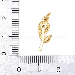 Colgantes de circonita cúbica micro pavé de latón de san valentín&nbsp;KK-H273-42G-02