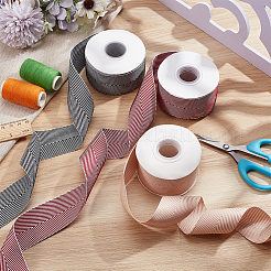 3 Rolle 3 Farben Polycotton Fischgrätenband&nbsp;OCOR-BC0007-81