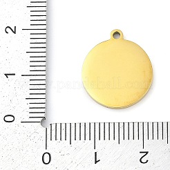 Pendentifs en acier inoxydable 304&nbsp;STAS-F315-09G-01