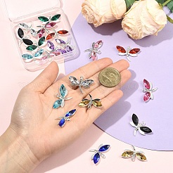 20 pz 10 colori charms in lega di strass&nbsp;FIND-YW0010-95