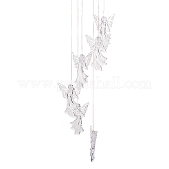 Campanilla de viento de ángel con energía solar led&nbsp;HJEW-I009-03