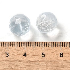 Abalorios de vidrio transparentes&nbsp;GLAA-A012-02C