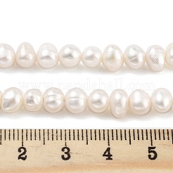 Brins de perles de culture d'eau douce naturelles&nbsp;PEAR-C003-28