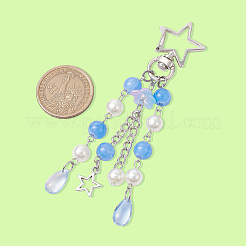 4 pendentif méduse en acrylique et plastique ABS&nbsp;KEYC-SP0001-32B
