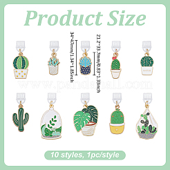 10 Stück 10 Stile mobile staubdichte PVC-Stecker&nbsp;HJEW-PH02295