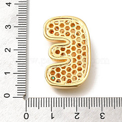 Pendentifs en laiton avec zircone cubique&nbsp;KK-M295-13G-E